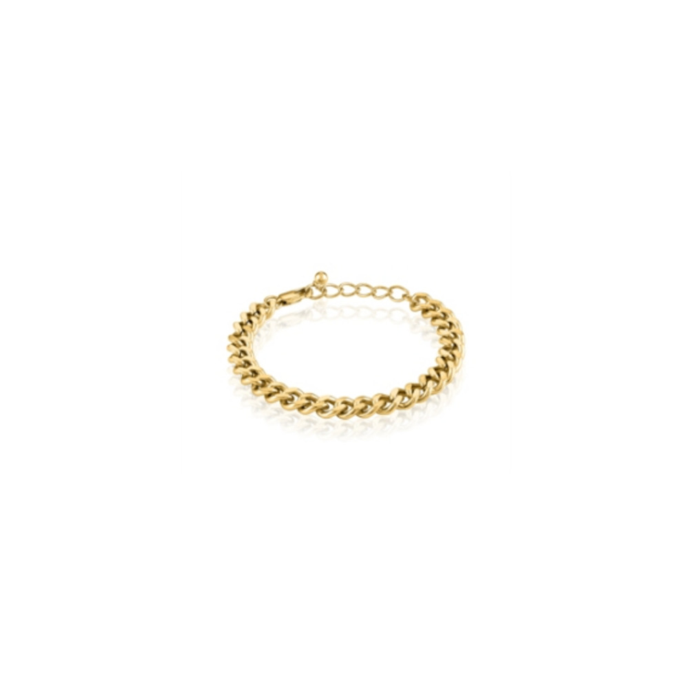 Oma the Label Cuban Link Collection Anklet - Gold Tone j-36